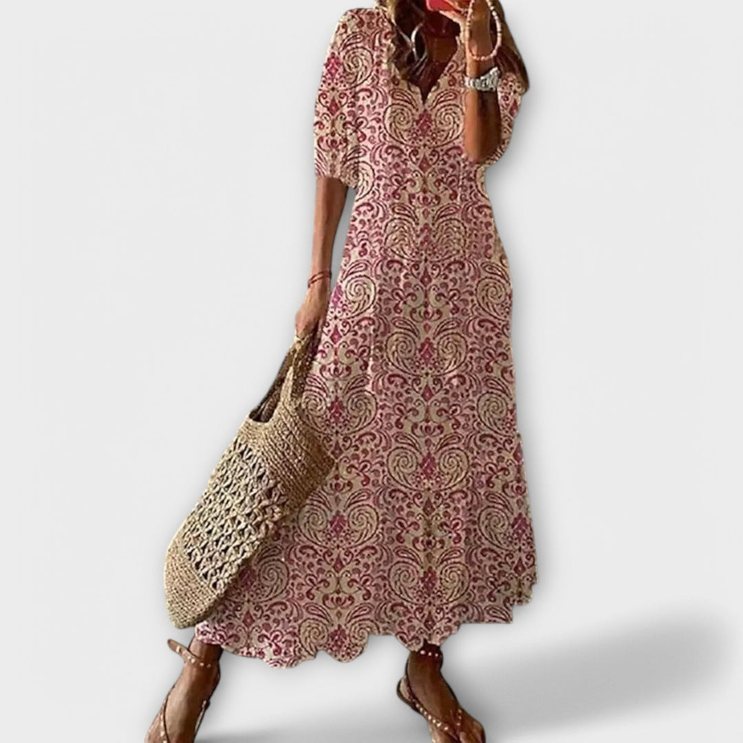 Heather - Maxi Bohemian Dress