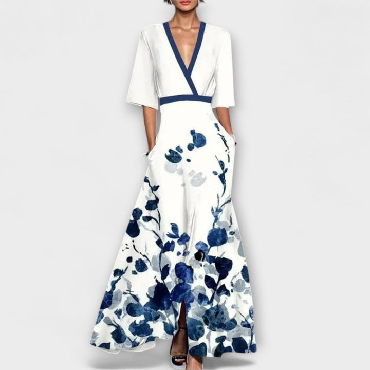 Melissa - Elegant Women's Dress with Sleeves